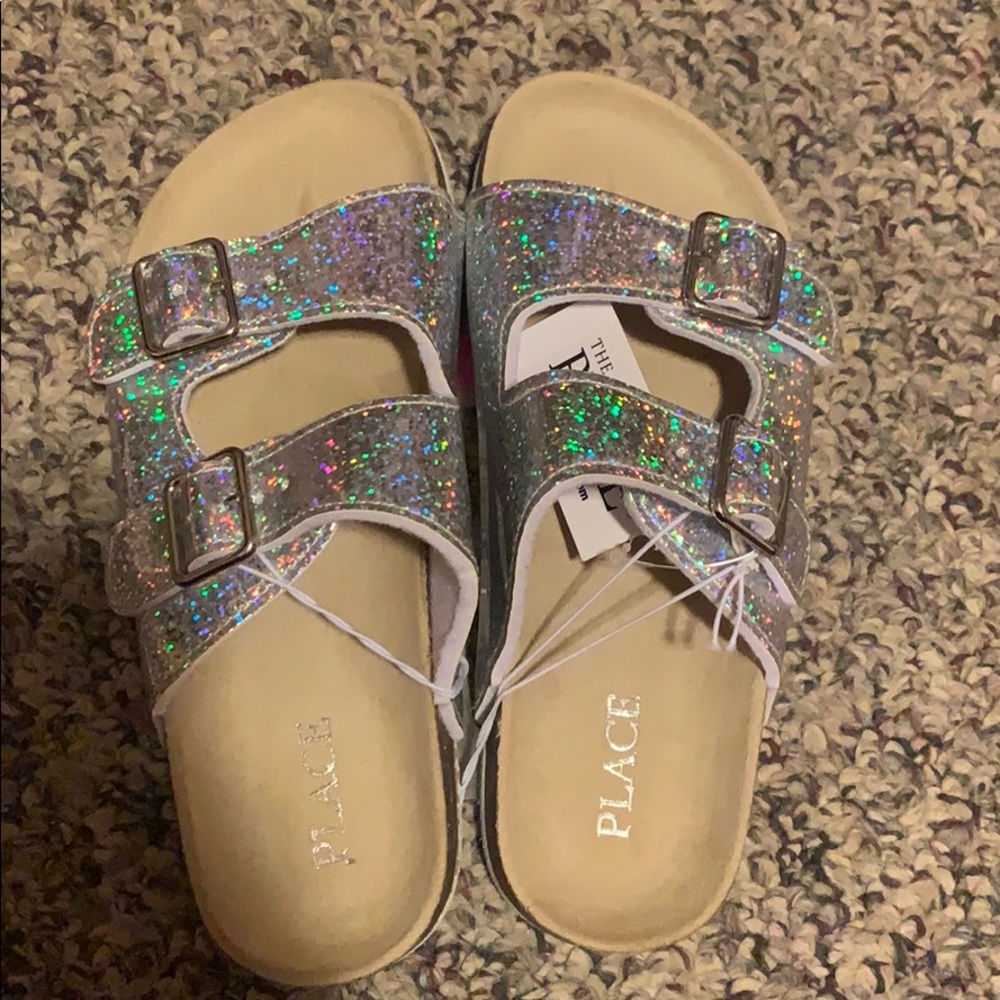 sparkly sandals